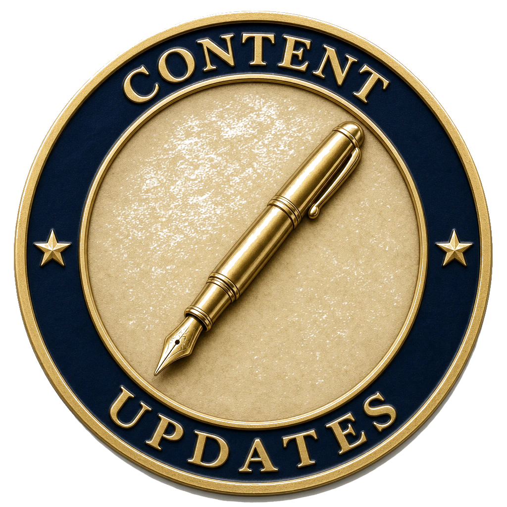 Challenge coin: content updates