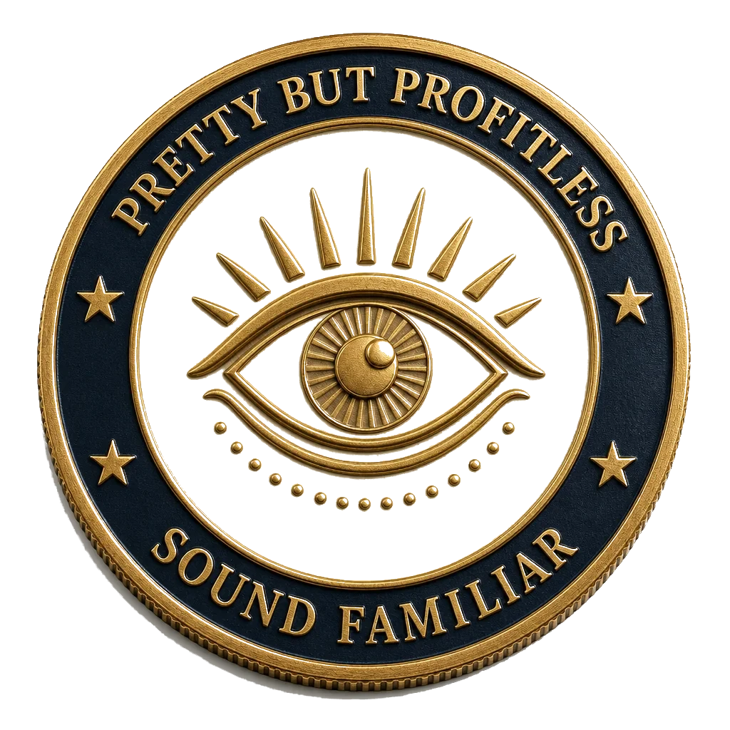 Challenge coin: pretty but profitless