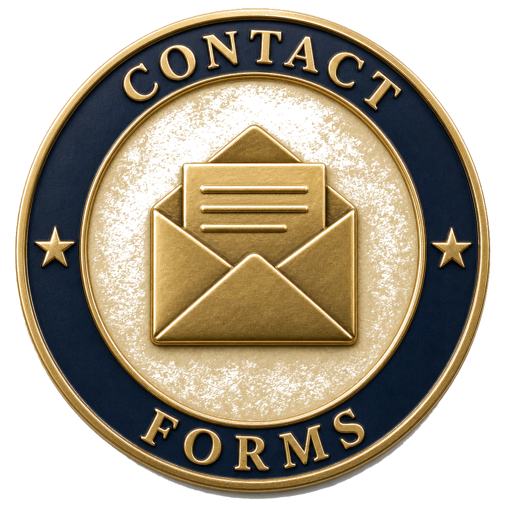Challenge coin: contact forms