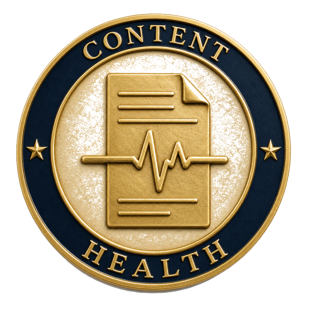 Challenge coin: content health