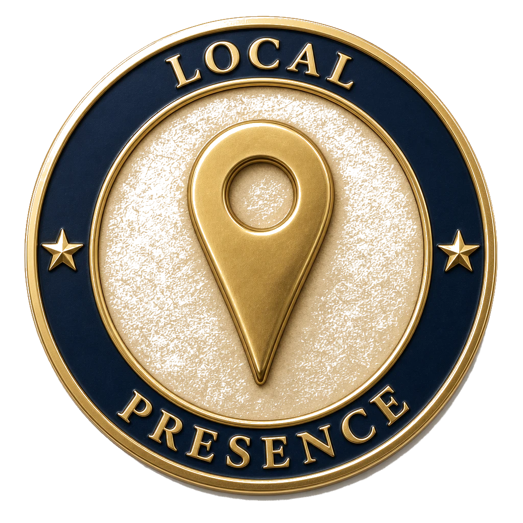 Challenge coin: local presence