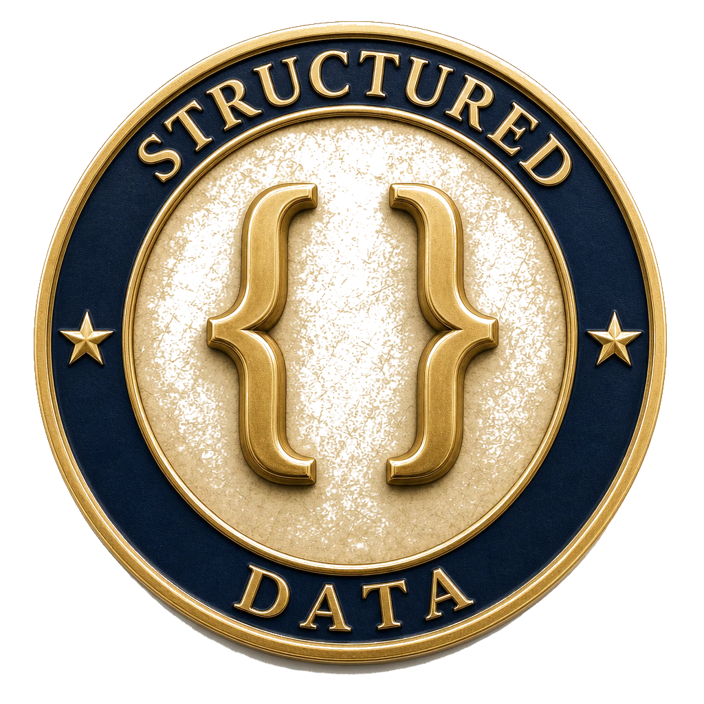 Challenge coin: structured data