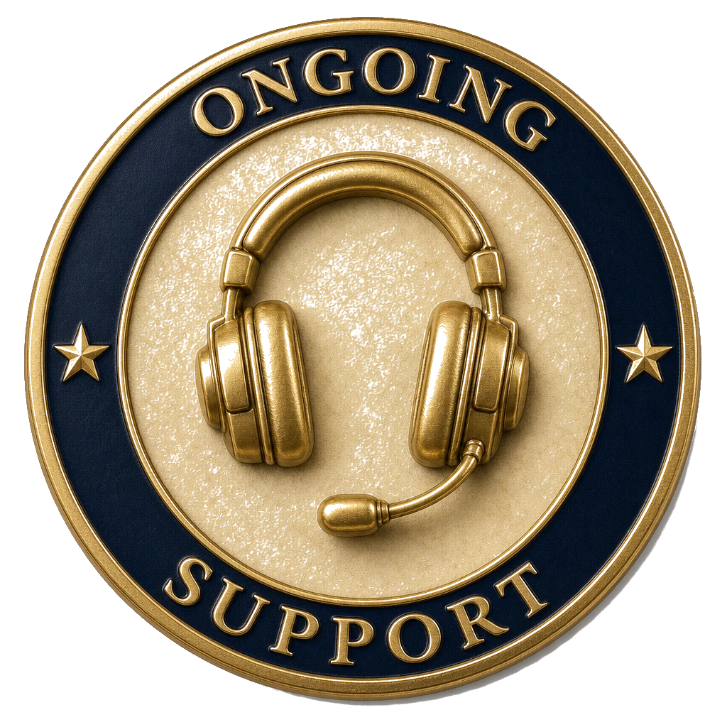 Challenge coin: ongoing support